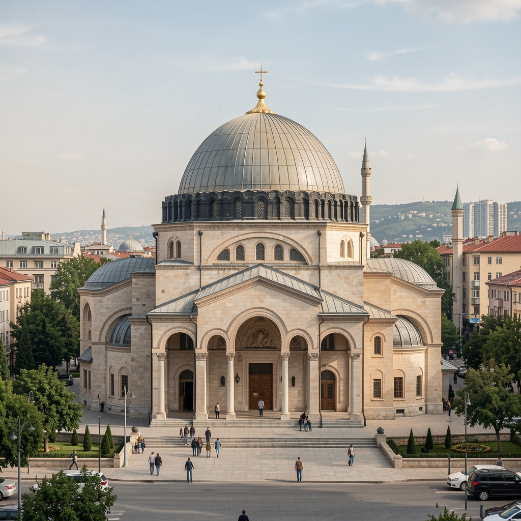 Ankara'da modern ofis ortamında emeklilik planlaması belgelerini inceleyen orta yaşlı bir çift, masada grafik raporlar ve finansal belgeler